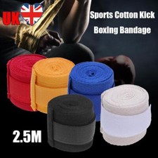 2 peças 2,5 m luvas de pulso esportivas de algodão kick boxe bandagem Sanda MMA comprar usado  Enviando para Brazil