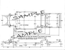 1964 Ford F100 2WD F100 F250 128" W.B. Especificação de alinhamento de roda dimensões de quadro NOS comprar usado  Enviando para Brazil