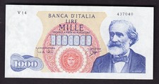1000 lire verdi usato 1000 lire verdi usato Italia