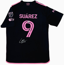 Używany, 2024 Luis Suarez podpisana Inter Miami Adidas czarna koszulka piłka nożna BAS Beckett NOWA na sprzedaż  Wysyłka do Poland