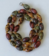 Colar escocês vintage Murano contas de vidro ágata falsa colar celta anos 60 17"" comprar usado  Enviando para Brazil