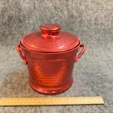 Ice bucket red for sale  Shipping to Ireland