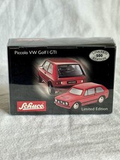 SCHUCO PICCOLO VOLKSWAGEN VW GOLF I GTI VERMELHO COM FARÓIS DE RALLYE 1/500 comprar usado  Enviando para Brazil