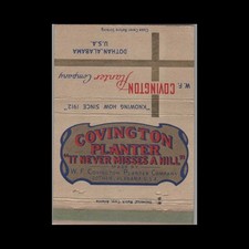 Matchbook cover covington for sale  Raymond