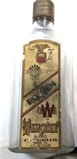 GARRAFA DE UÍSQUE PRÉ-PROIBIÇÃO 5 & 3/4 POLEGADAS COM MOLA ROCK ROTULADA YORK PA comprar usado  Enviando para Brazil