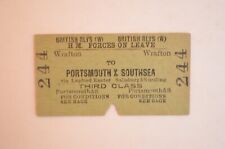 Railway ticket wrafton for sale  BANBURY