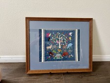 Framed embroidered animal for sale  Signal Hill