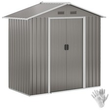 Outsunny 6.5x3.5ft metal for sale  GREENFORD