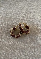 Orecchini animalier marrone usato  Novate Milanese