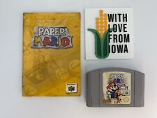 Paper Mario - Nintendo 64 N64 | Fabricante de equipamento original autêntico. c/Manual, Testado, usado comprar usado  Enviando para Brazil