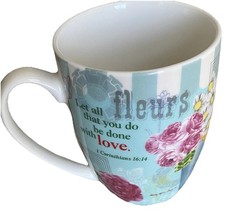 Caneca de amor floral palha arenosa rosas flores versículo bíblico buquê coríntios comprar usado Caneca de amor floral palha arenosa rosas flores versículo bíblico buquê coríntios comprar usado  Enviando para Brazil