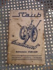 Staub motofaucheuse staub d'occasion  Saint-Cyprien