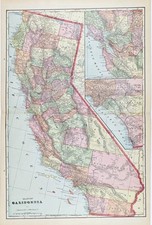 1908 california map for sale  Carefree