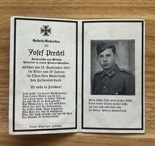 Sterbebild wk2 miltach gebraucht kaufen  Bocholt