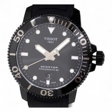 Relógio de mergulho Tissot Sea Star 1000 todo preto pulseira de aço resina quase perfeito - 80 cm comprar usado  Enviando para Brazil