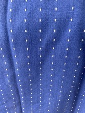 Curtains navy blue for sale  LONDON