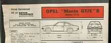 Fiche technique opel d'occasion  Saint-Omer