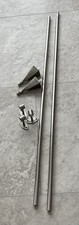 Brushed nickel curtain for sale  SITTINGBOURNE