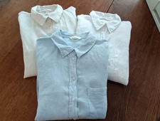 Leinenblusen 38 blau gebraucht kaufen  Bonn