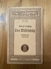 Albert lortzing wildschütz gebraucht kaufen Albert lortzing wildschütz gebraucht kaufen  Weimar