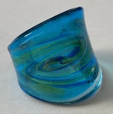 Unikat glasring aquamarine gebraucht kaufen  Frankfurt am Main