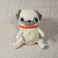 Bull Bull Boo Komame Pug Pelúcia 7" Marrom Laranja Gola Bege Claro Brinquedo Stuffie comprar usado  Enviando para Brazil