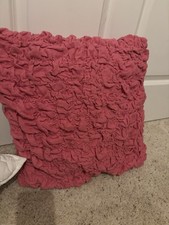 Ruffle pink pillow for sale  Crawfordsville
