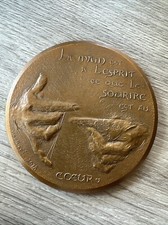 Médaille artistique métiers d'occasion  Châtres-sur-Cher