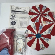 Kit de acolchoamento pré-cortado vintage Quilt Products Country Patchwork Dresden Plate comprar usado  Enviando para Brazil