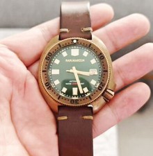 San Martin V 2 Bronze 6105 relógio automático NH35 relógio de mergulho mecânico de safira comprar usado  Enviando para Brazil