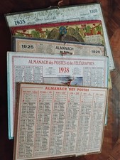 Lot calendriers almanach d'occasion  Jussey