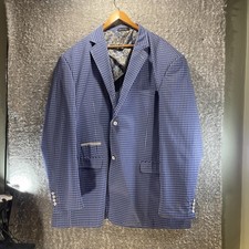 Blazer Inserch Masculino 5XL Azul 2 Botões Frente Edição Limitada Estilo Jaqueta Itália, usado comprar usado  Enviando para Brazil