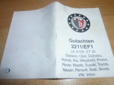 Alufelgen gutachten 2211 gebraucht kaufen  Neustadt a.d.Donau