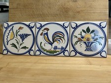 Carreaux faïence décorés d'occasion  Bois-Guillaume