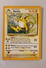 Pokemon raichu base usato  Torino