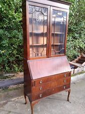 Vintage bureau bookcase for sale  BARNSLEY