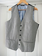 Grey blue waistcoat for sale  KINGSWINFORD