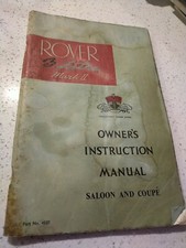 Rover litre mk2 for sale Rover litre mk2 for sale  NANTWICH