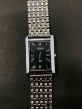 MOSTRADOR PRETO Relógio de Pulso Masculino Vintage Seiko Slim Quartzo - FRETE GRÁTIS comprar usado  Enviando para Brazil