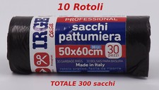 300 sacchi spazzatura usato  Bussoleno