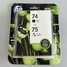 Cartucho de Tinta HP 74/75 (CC659FN) Preto/Tricolor - EXP 11/2019, usado comprar usado  Enviando para Brazil