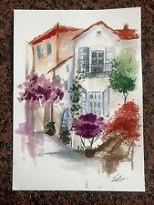 Dipinto acquerello casa usato  Reggio Calabria