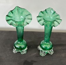 Victorian glass vases for sale  CHURCH STRETTON