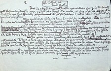 Manuscrit autographe paul d'occasion  Angers-