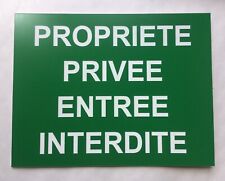 Plaque panneau propriete d'occasion  Rougemont
