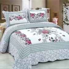 Conjunto de colcha 100% acolchoado cobertor capa de cama colcha de verão conjunto de cama 3 peças comprar usado  Enviando para Brazil