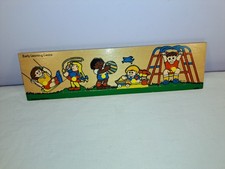 Quebra-cabeça de madeira vintage década de 1980 5 peças ELC centro de aprendizagem precoce playground, usado comprar usado  Enviando para Brazil