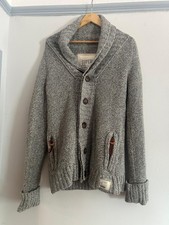 Superdry cardigan grigio usato  Spedire a Italy
