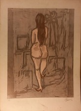 Mino maccari litografia usato  San Benedetto del Tronto