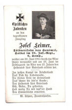 Sterbebild hansmal soldat gebraucht kaufen  Neugersdorf